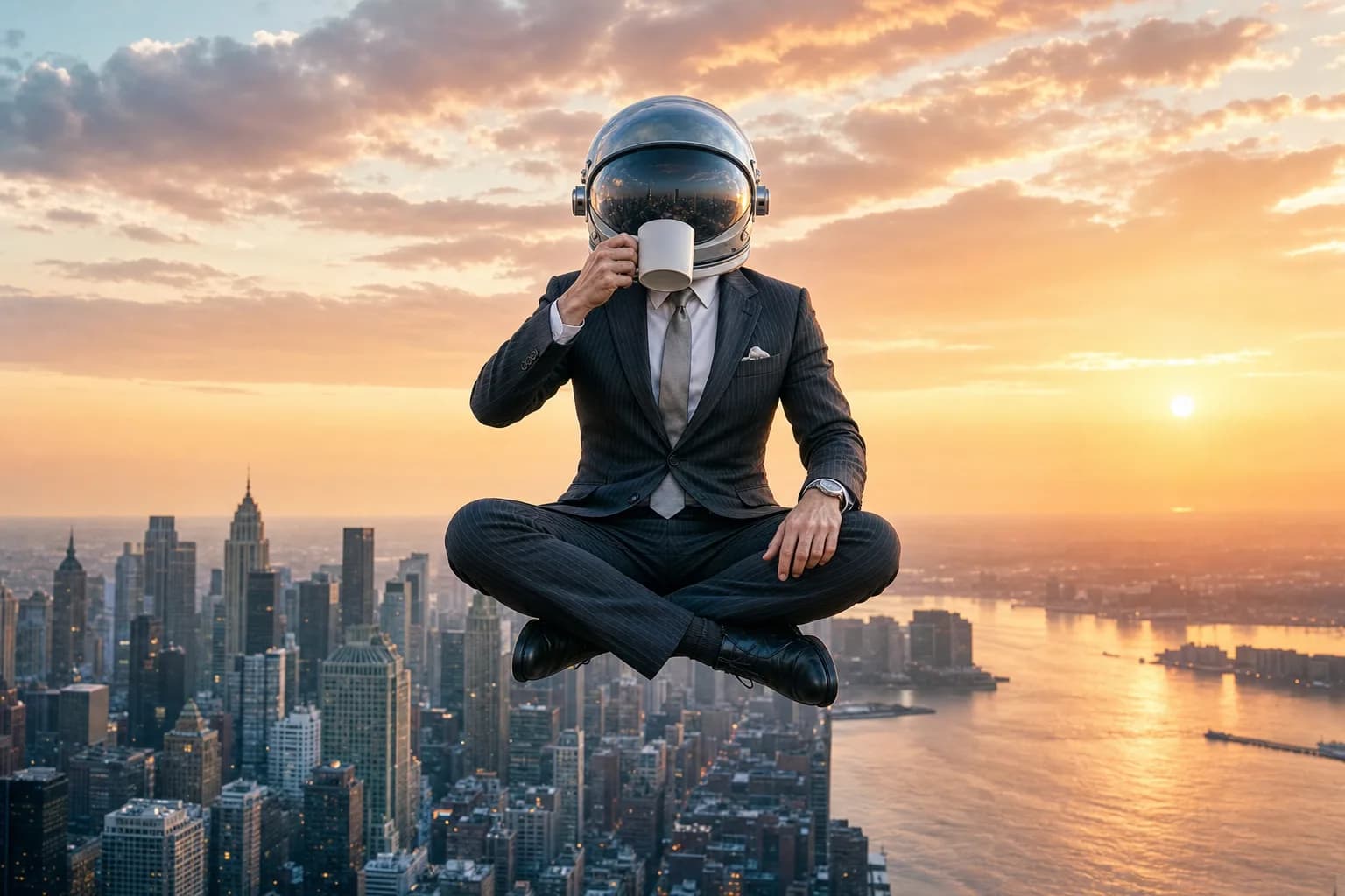 Illustrative sample of a Grok Imagine Video still showing a witty, surreal concept rendered from an unconventional prompt on the Martini canvas