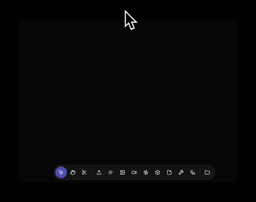 工具栏与节点操作演示