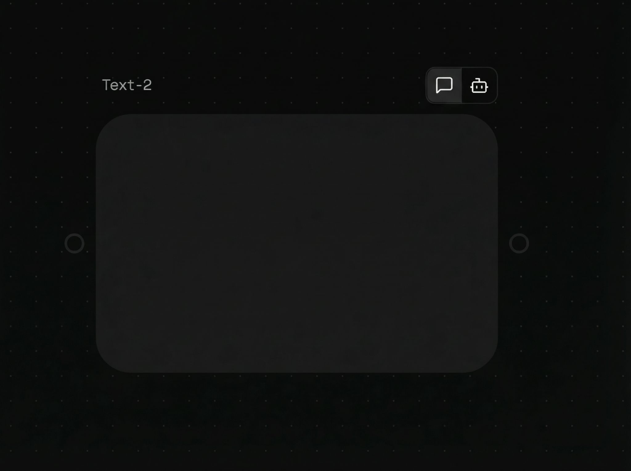 Text node text dialog